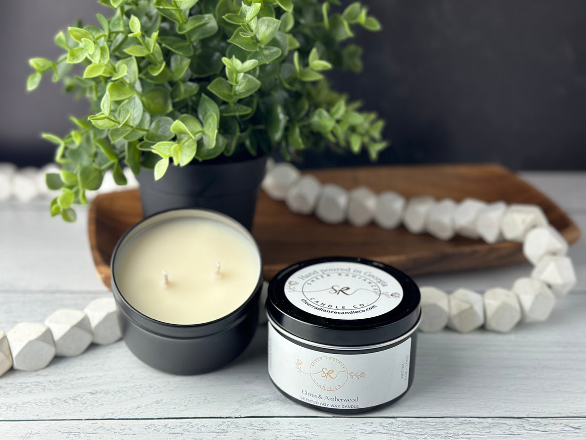 Masculine Tins Sheer Radiance Candle Co.