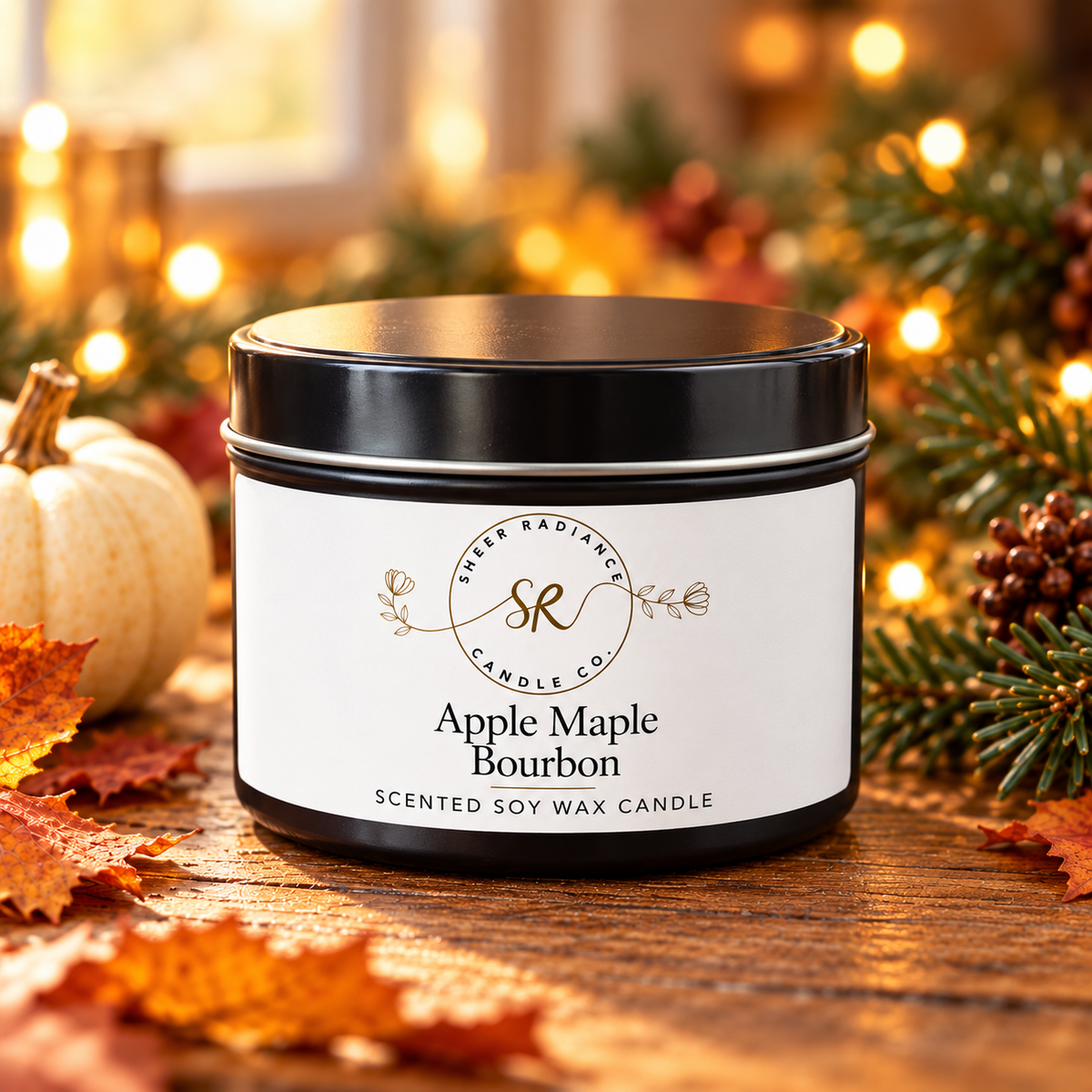 Holiday Candle Tins