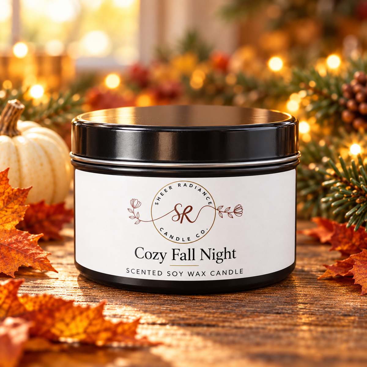 Holiday Candle Tins