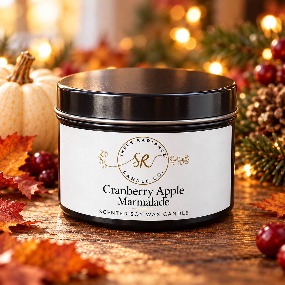 Holiday Candle Tins