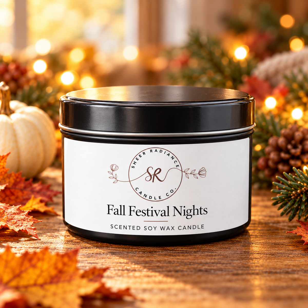 Holiday Candle Tins