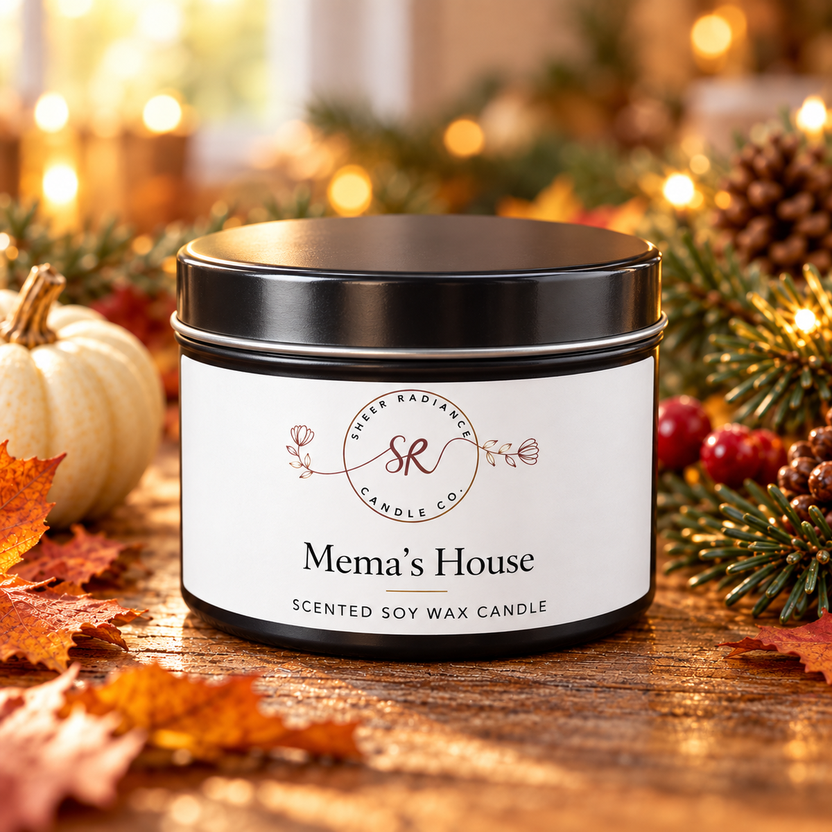 Holiday Candle Tins