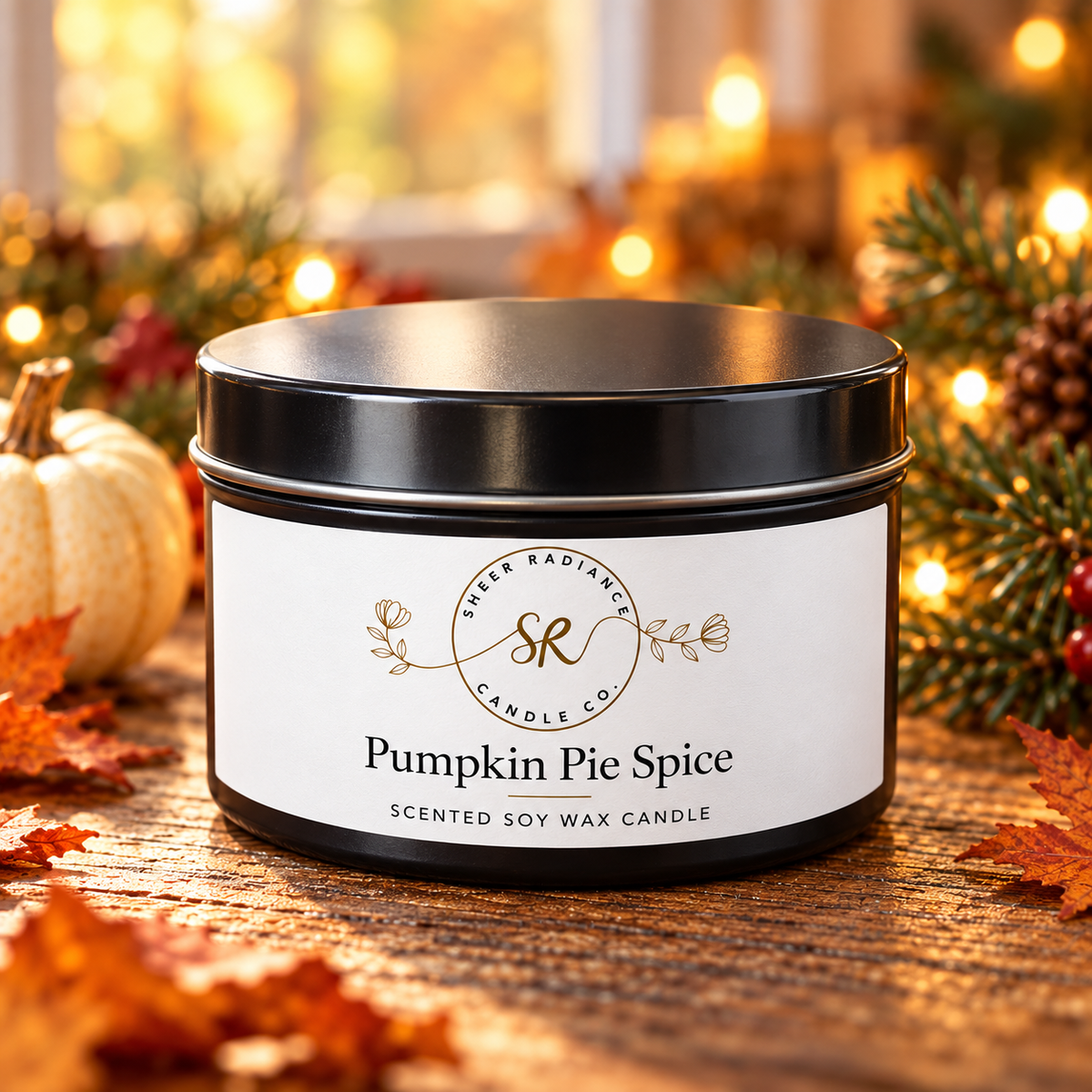Holiday Candle Tins