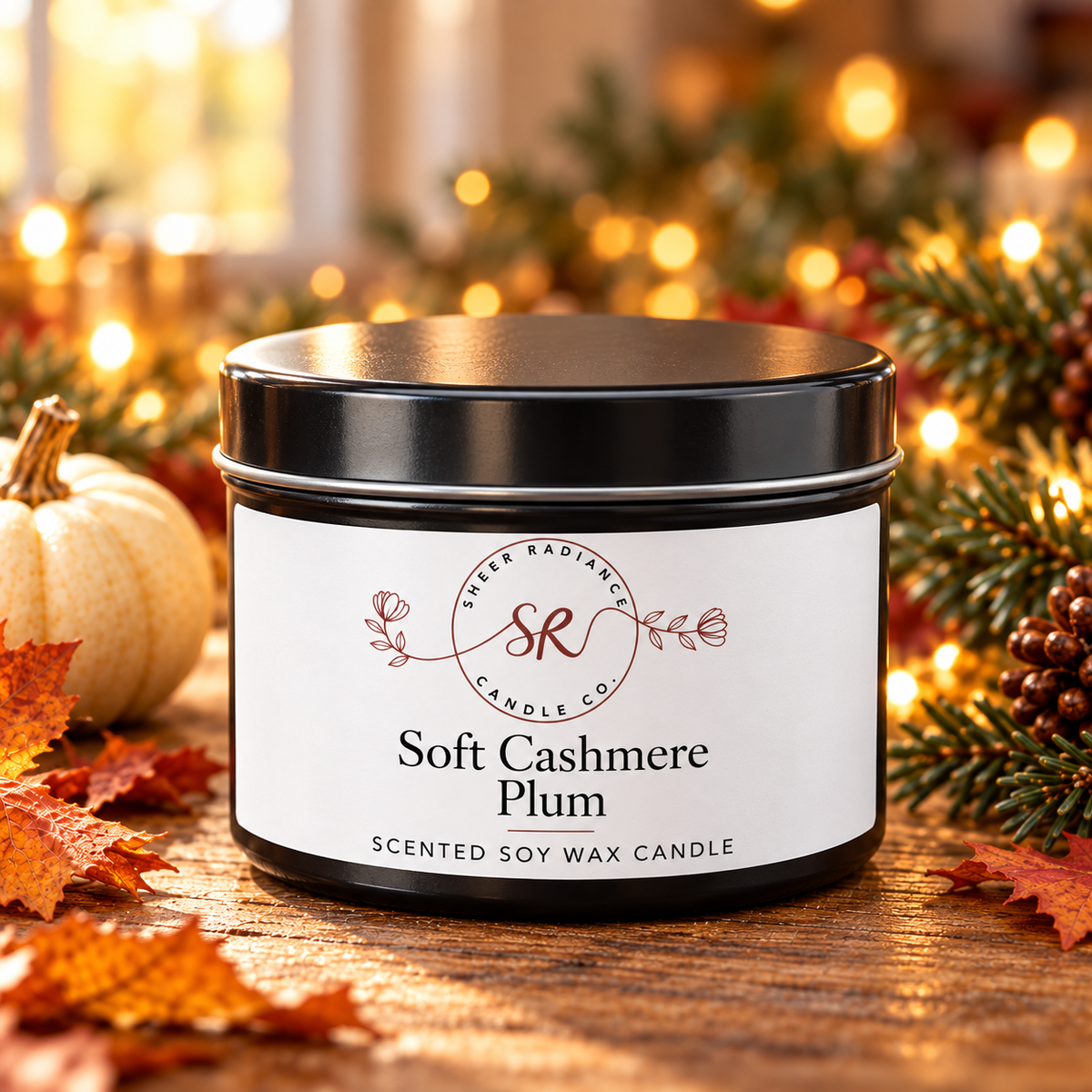 Holiday Candle Tins