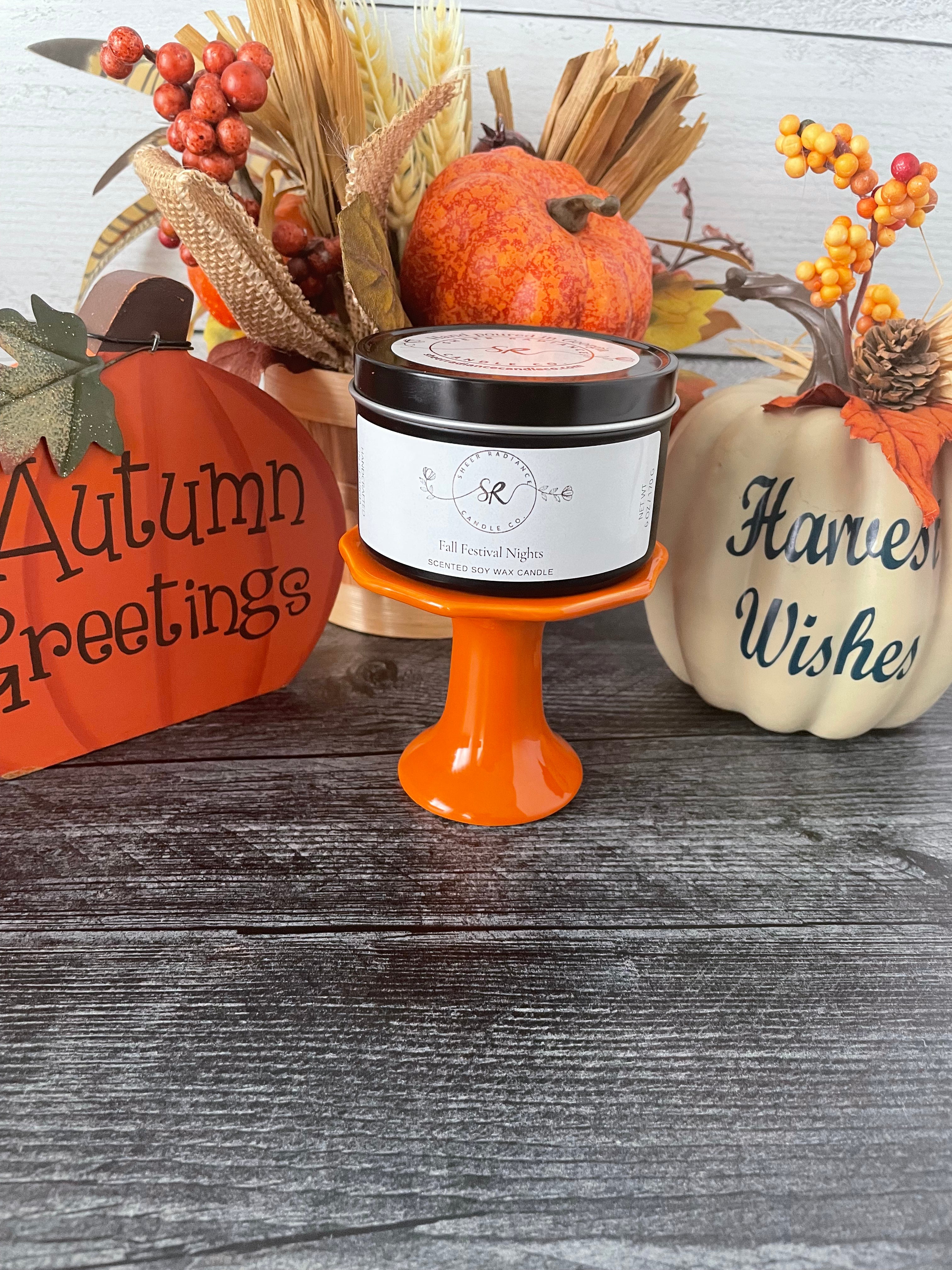 Holiday Candle Tins