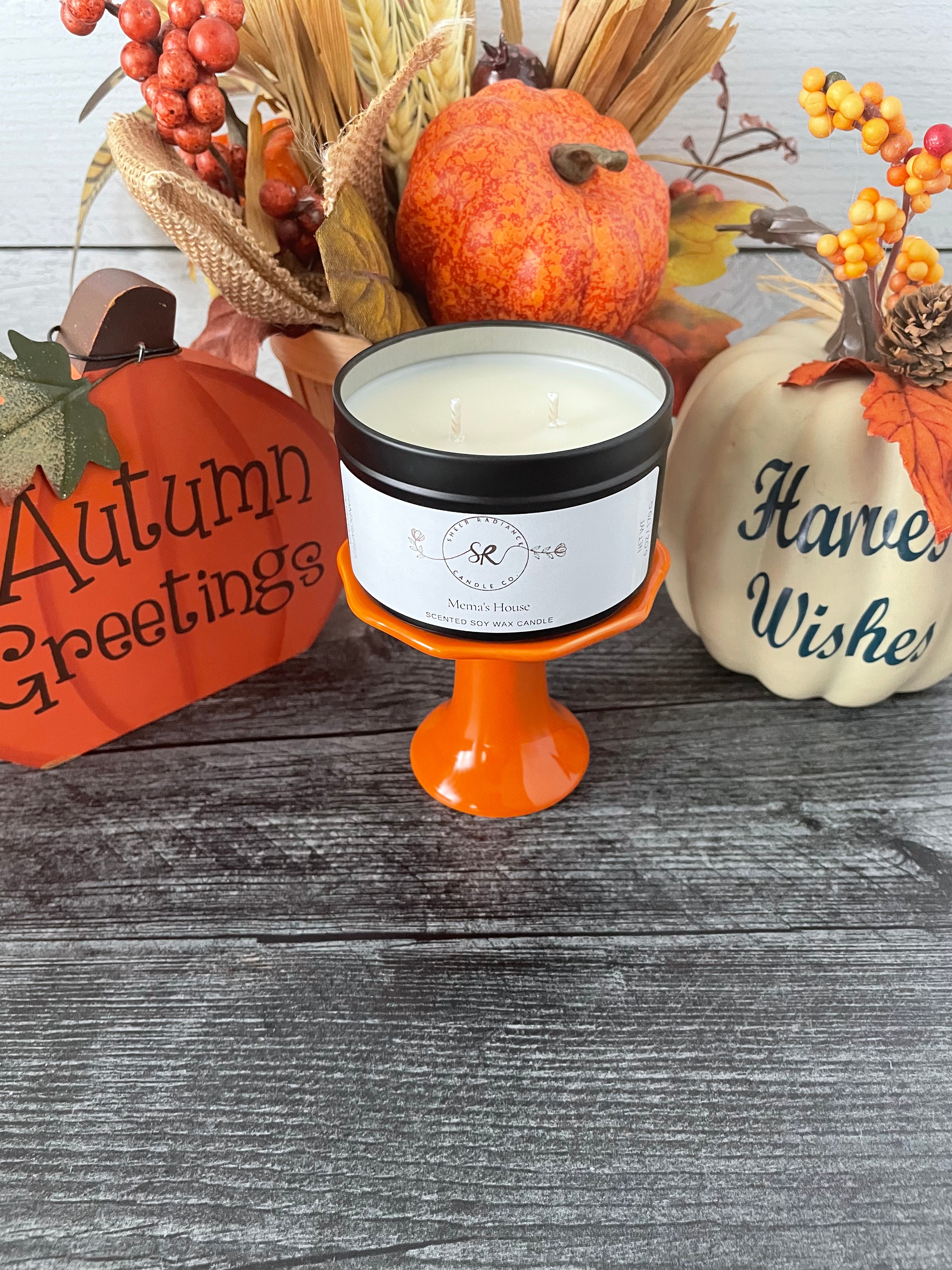 Holiday Candle Tins